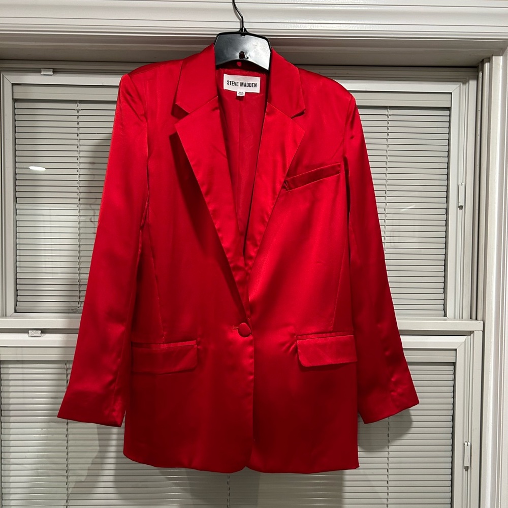 Steve Madden Women's Vibrant Red Jacket